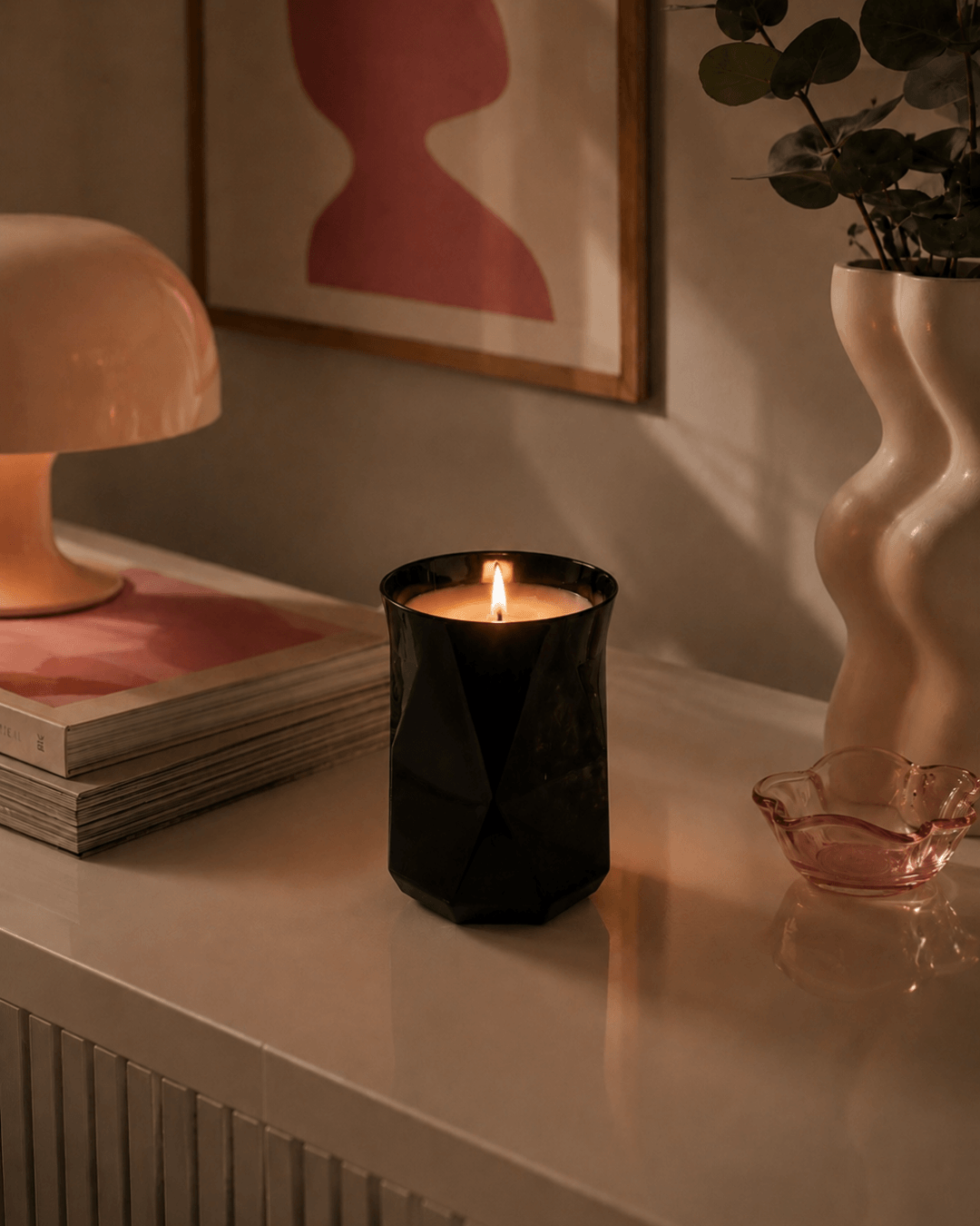 Luxury scented candle inspired by Cyprus, perfect for gifting