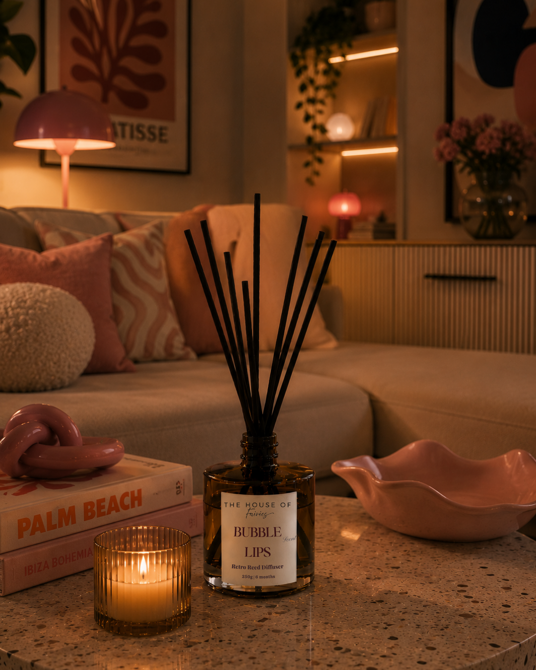 Bubble Lips Reed Diffuser