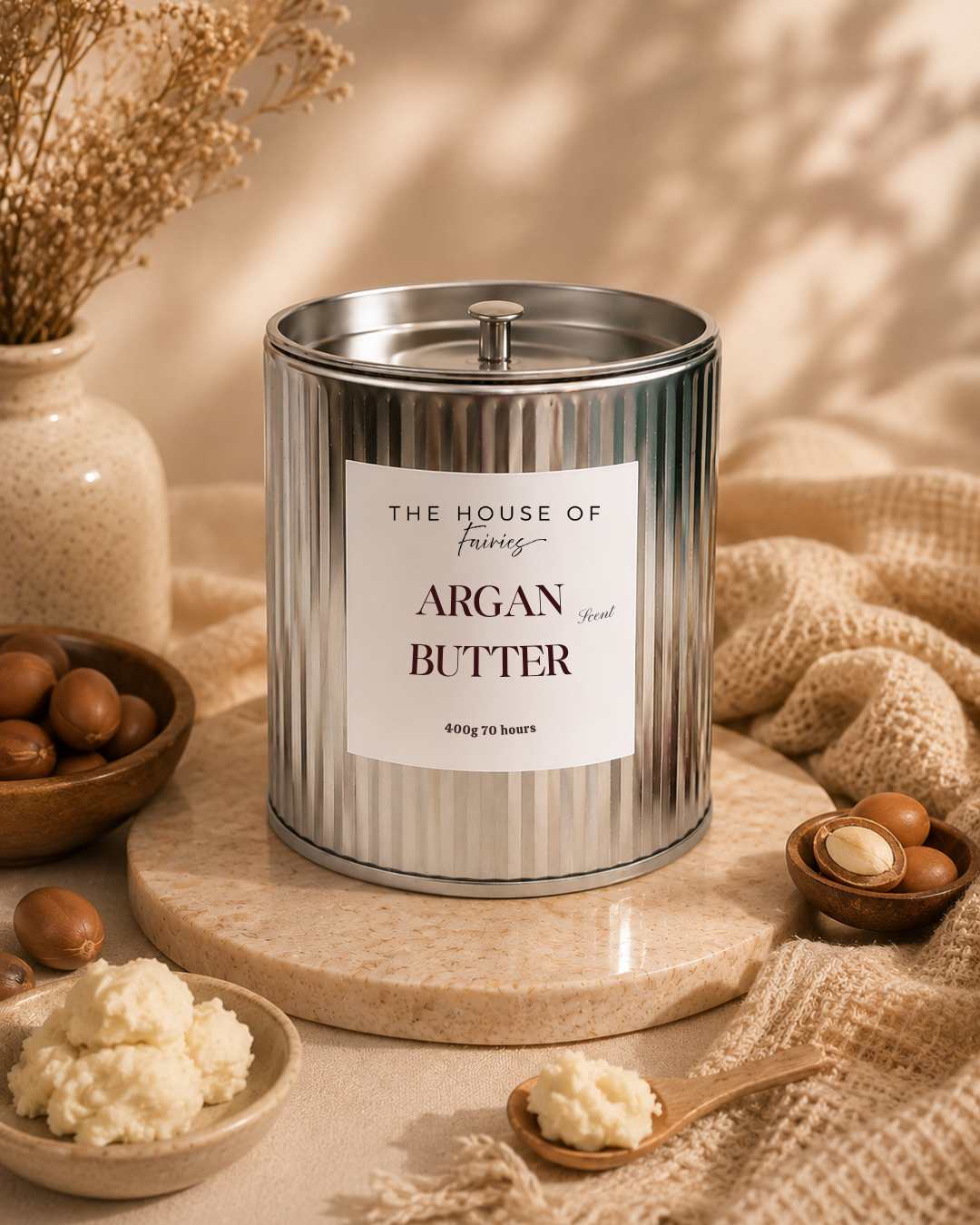 Argan Butter Retro Chrome Candle