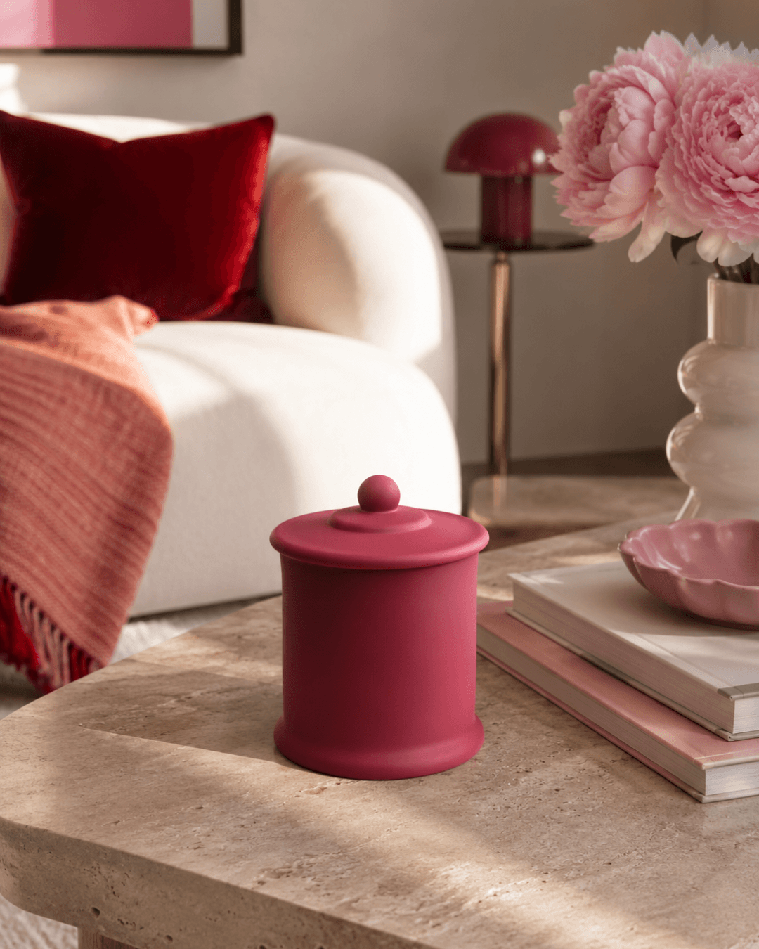 Luxury scented candle inspired by Cyprus, handcrafted for a refined home atmosphere