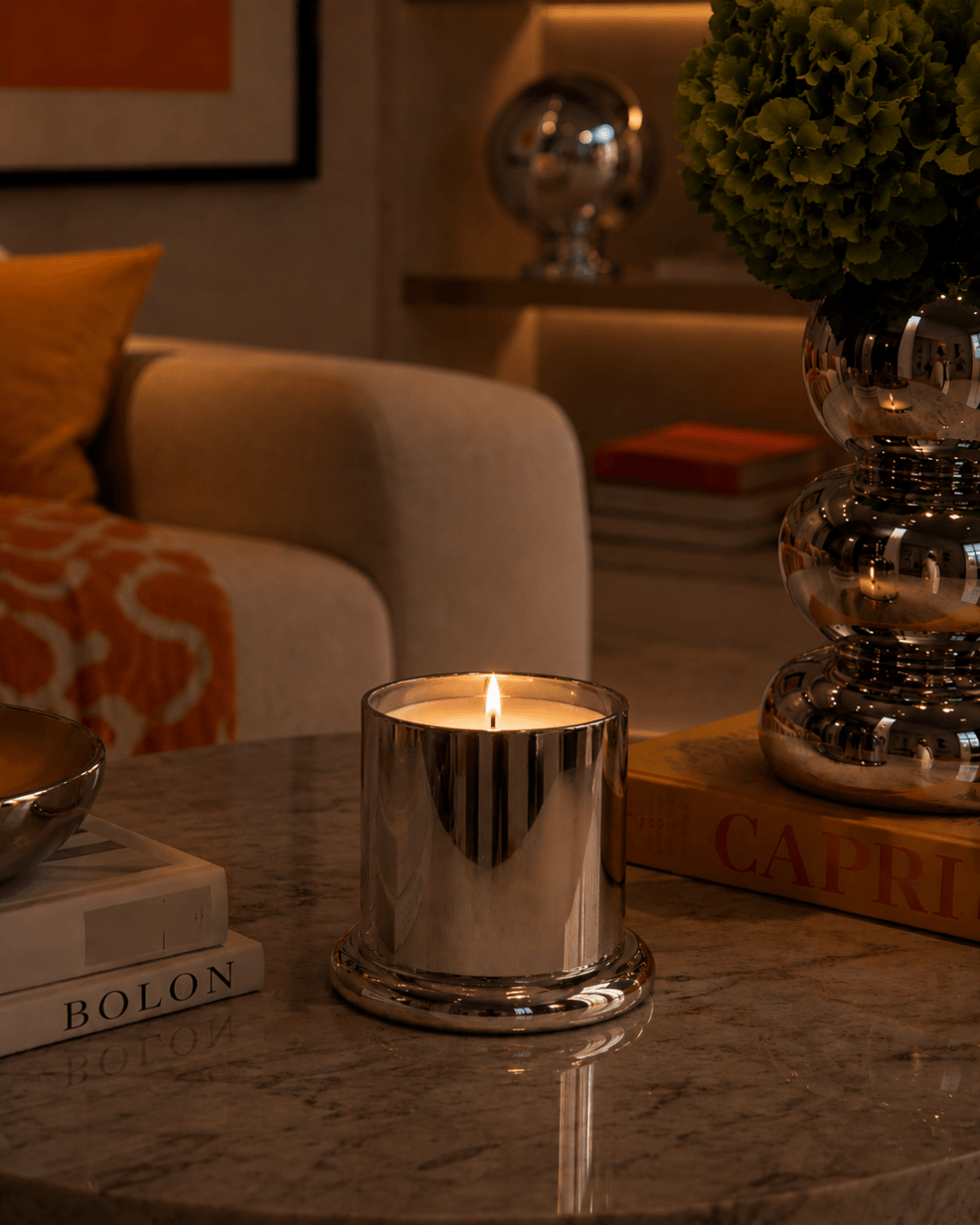 Luxury scented candle inspired by Cyprus, perfect for a gift