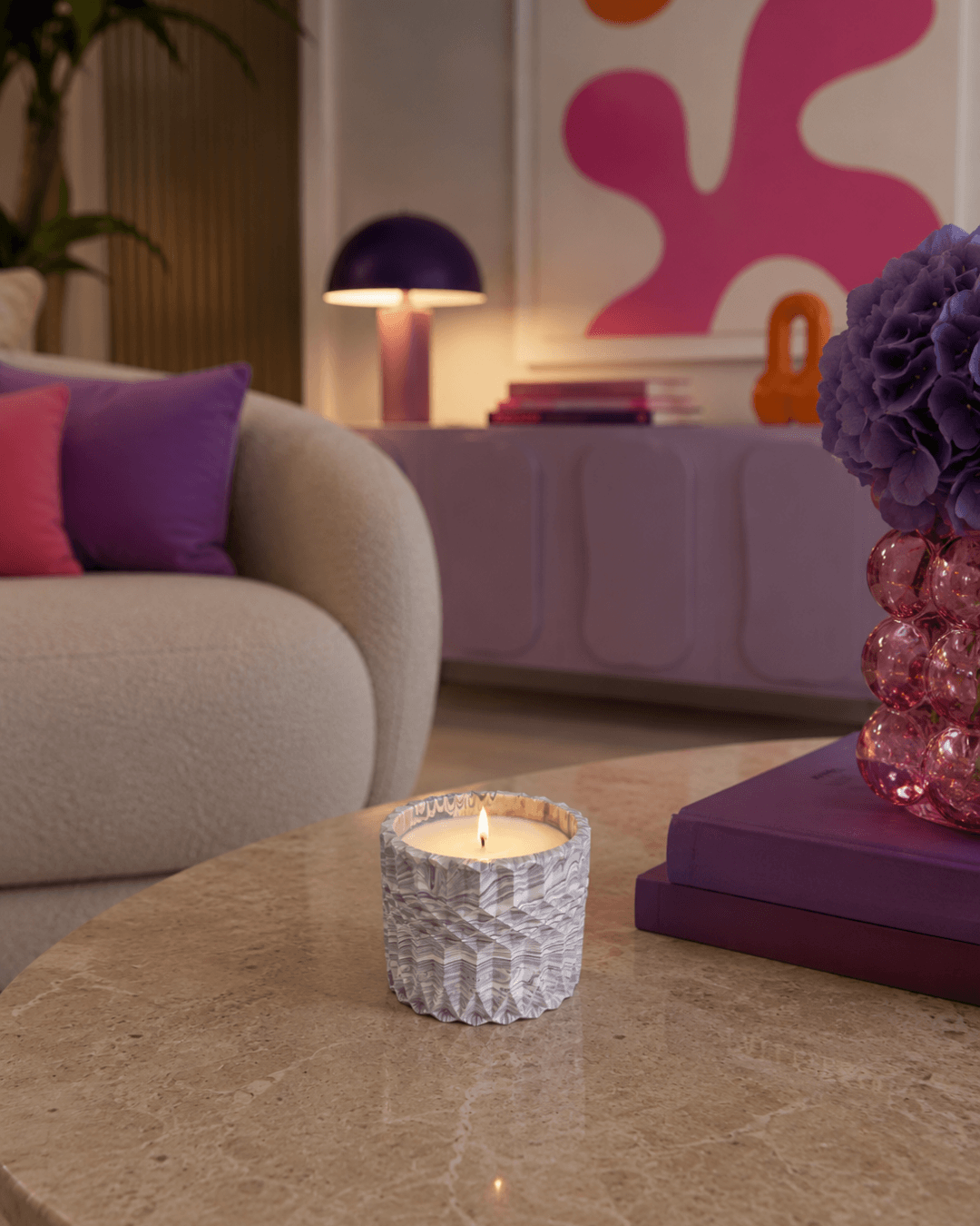 Luxury scented candle inspired by Cyprus, perfect for a gift