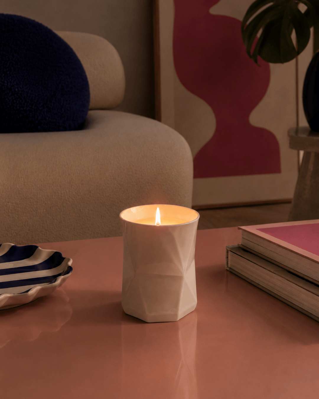 Luxury scented candle inspired by Cyprus, perfect for gifting