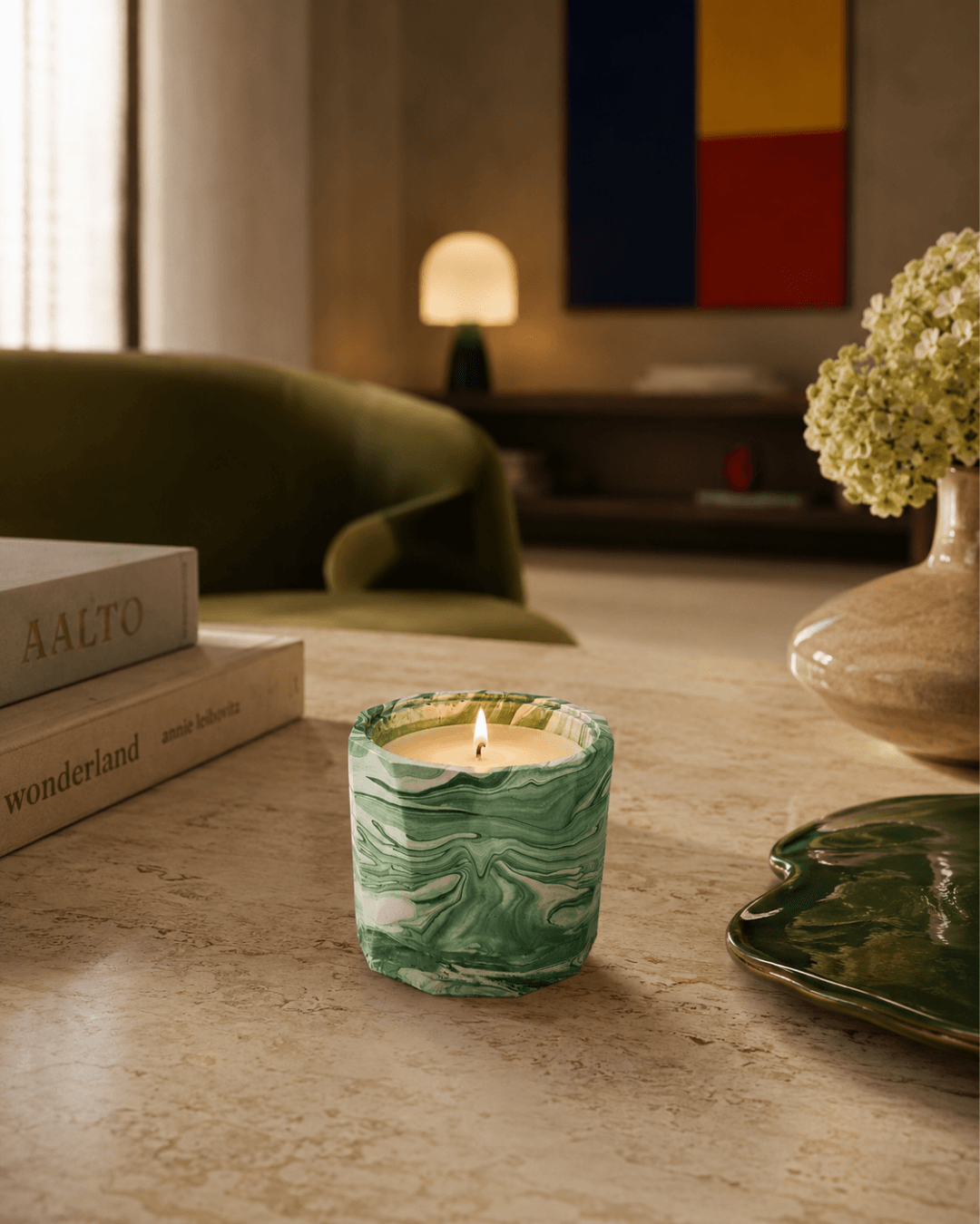 Luxury scented candle inspired by Cyprus, perfect for a gift
